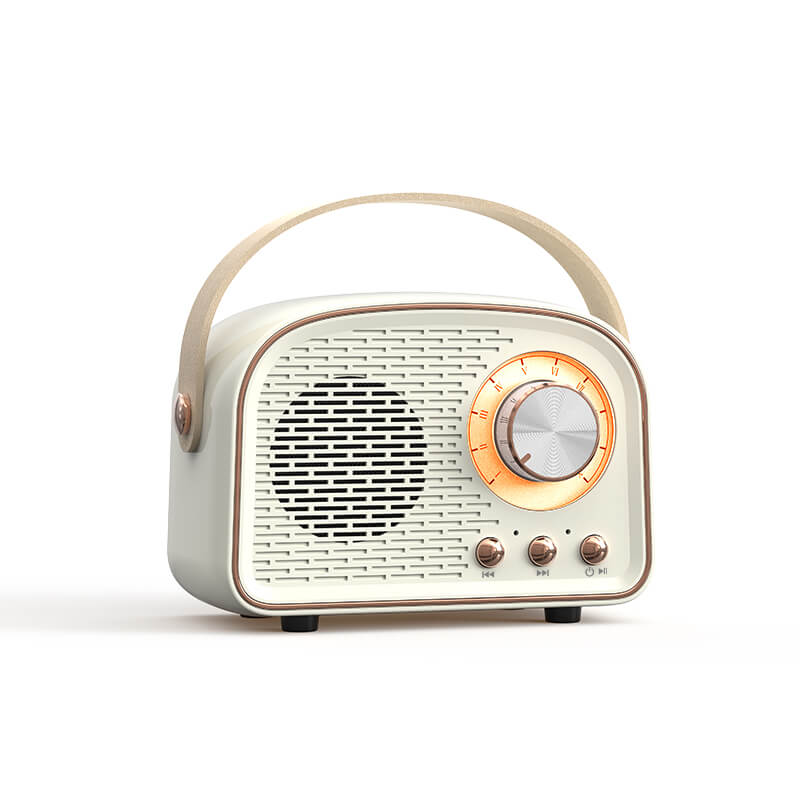 Retro kulatý reproduktor s Bluetooth a vintage stylem | Atiets
