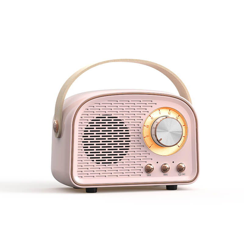 Retro kulatý reproduktor s Bluetooth a vintage stylem | Atiets