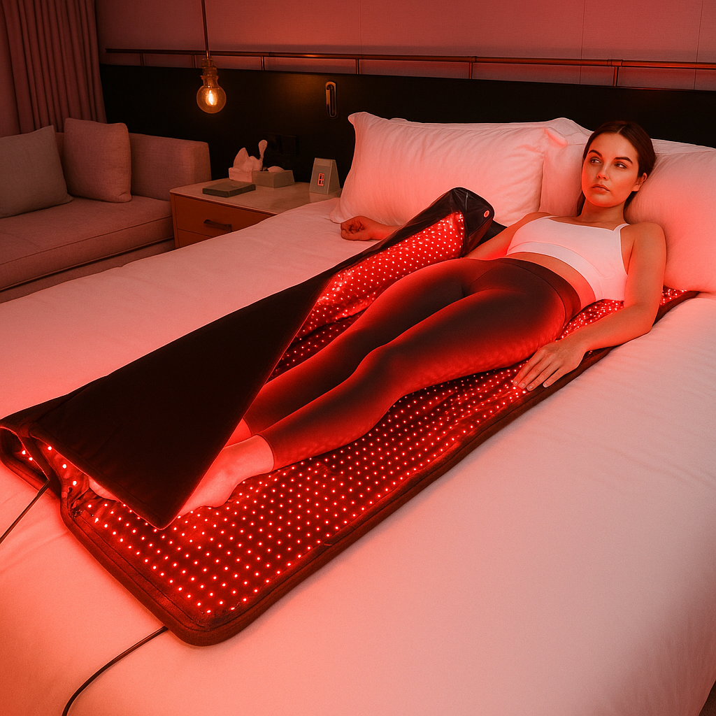 Tappetino per tutto il corpo con luce rossa dotato di 2320 LED a 660nm e 850nm