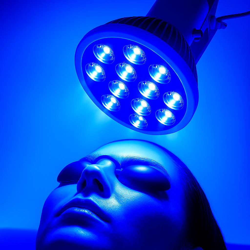 Lampadina NovaGlow 460nm Luce Blu per la Pelle Uso Domestico Oggi