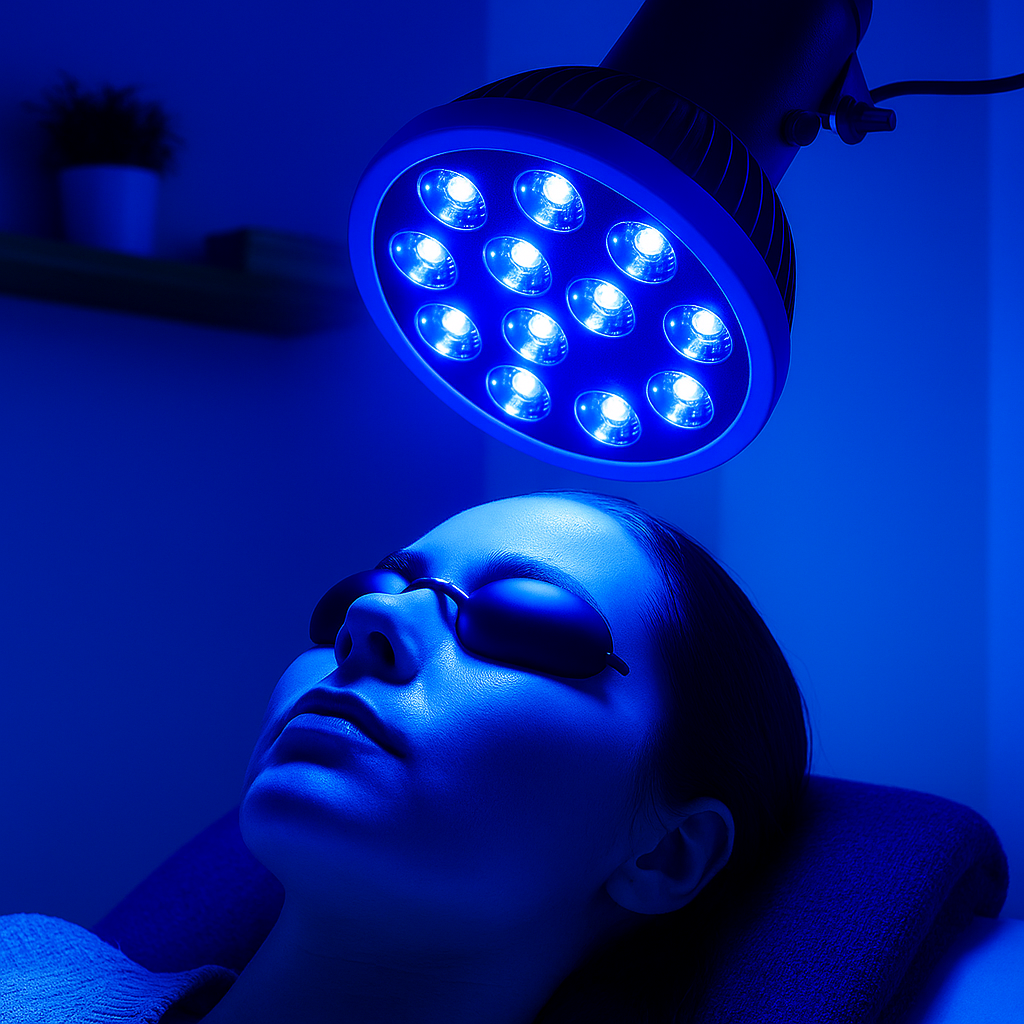 Lampadina NovaGlow 460nm Luce Blu per la Pelle Uso Domestico Oggi
