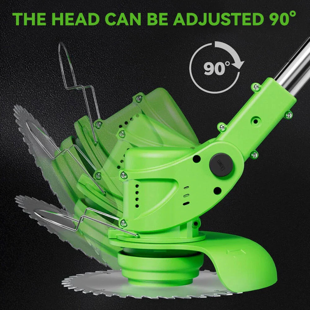 Cordless Weed Eater And Grass Trimmer For Lawn Care Battery Powered