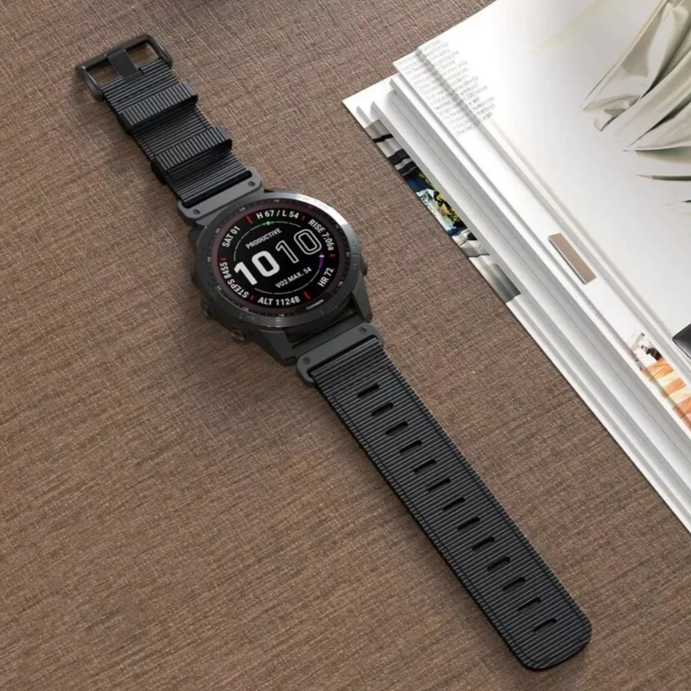 ApexGuard Tactical Nylon Strap for Fenix Series Watches