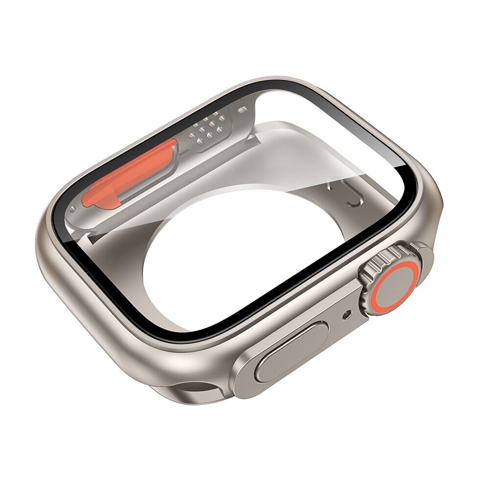 Taktisches Fluor-Kautschukarmband und Metallgehäuse für Apple Watch