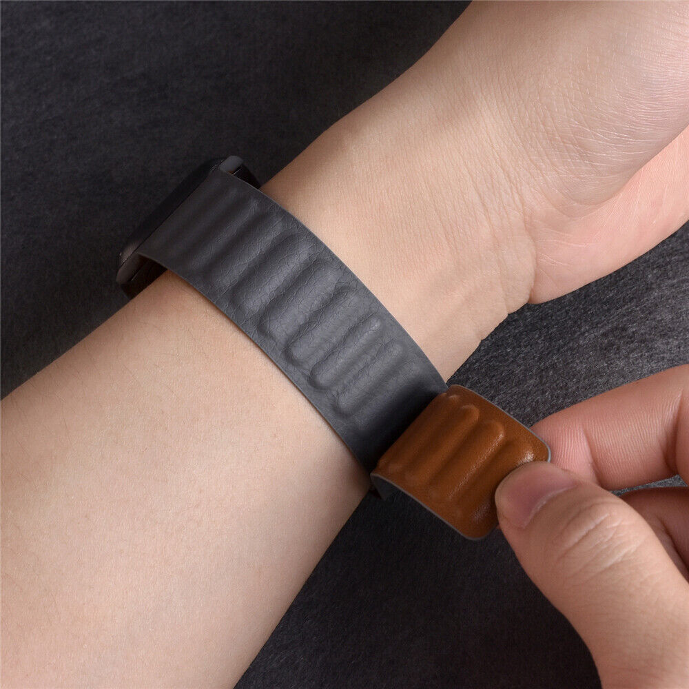 Curea LumaWrist Magnetică din Piele cu Legătură pentru Apple Watch Elite