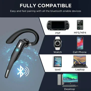 Kuorma-autokuskin kuuloke kaksoismikrofonilla Bluetooth 5.1 -korvakuuloke kuorma-autokuskeille