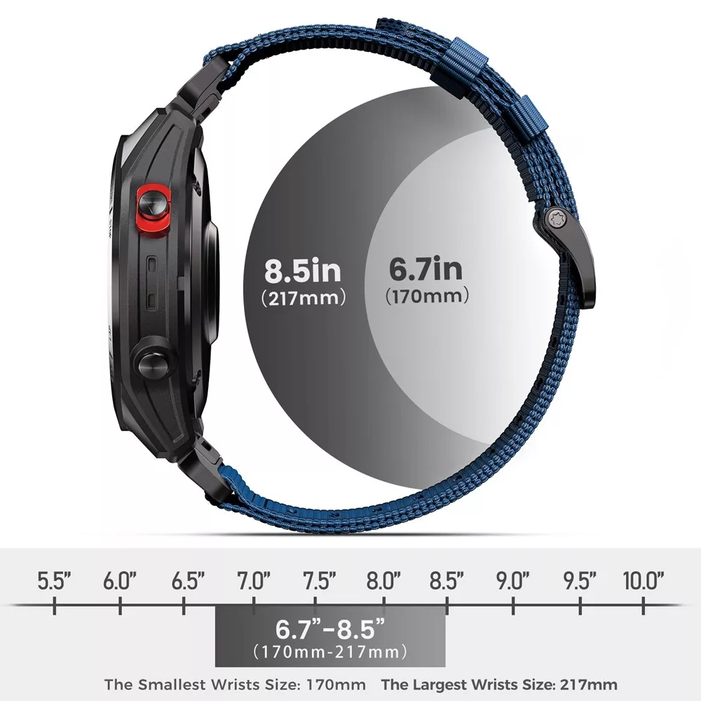 ApexGuard Tactical Nylon Strap for Fenix Series Watches