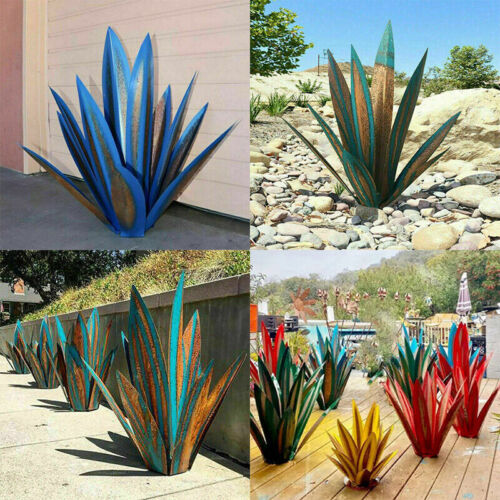 Eternal Agave Rust-Resistant Outdoor Metal Garden Ornament For Indoor And Outdoor Decor