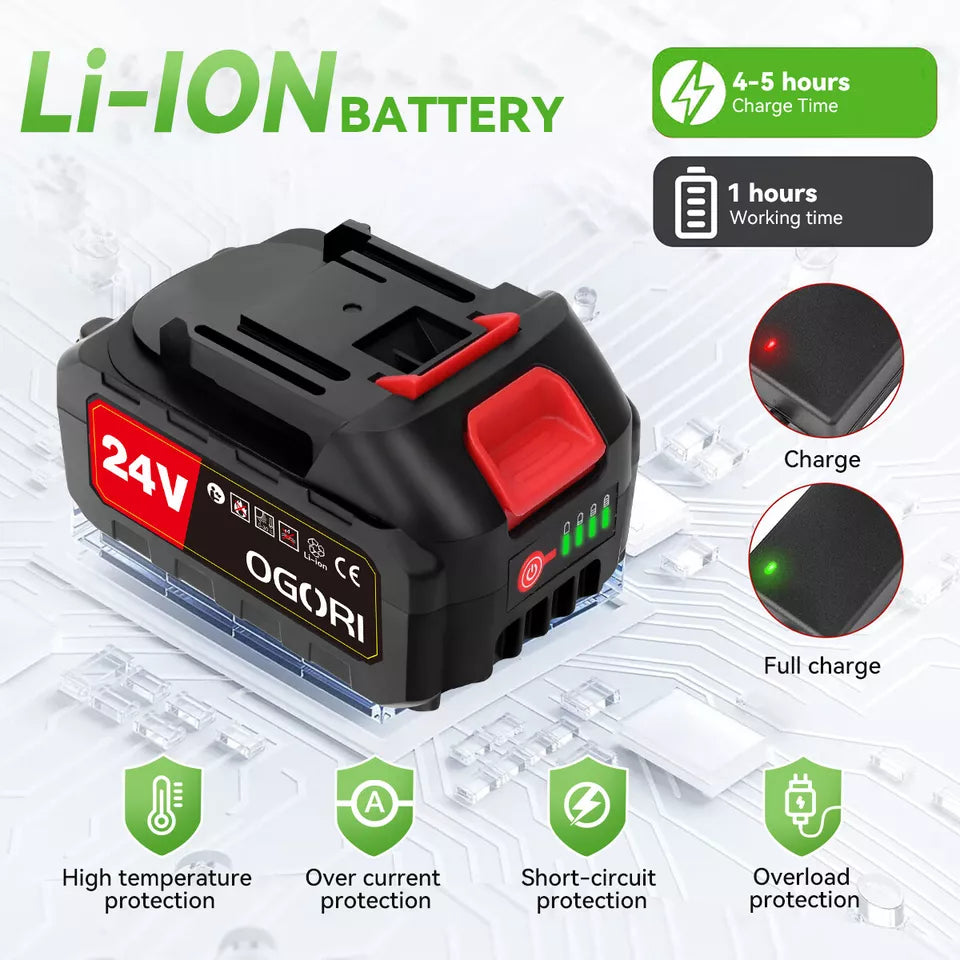Cordless Weed Eater And Grass Trimmer For Lawn Care Battery Powered