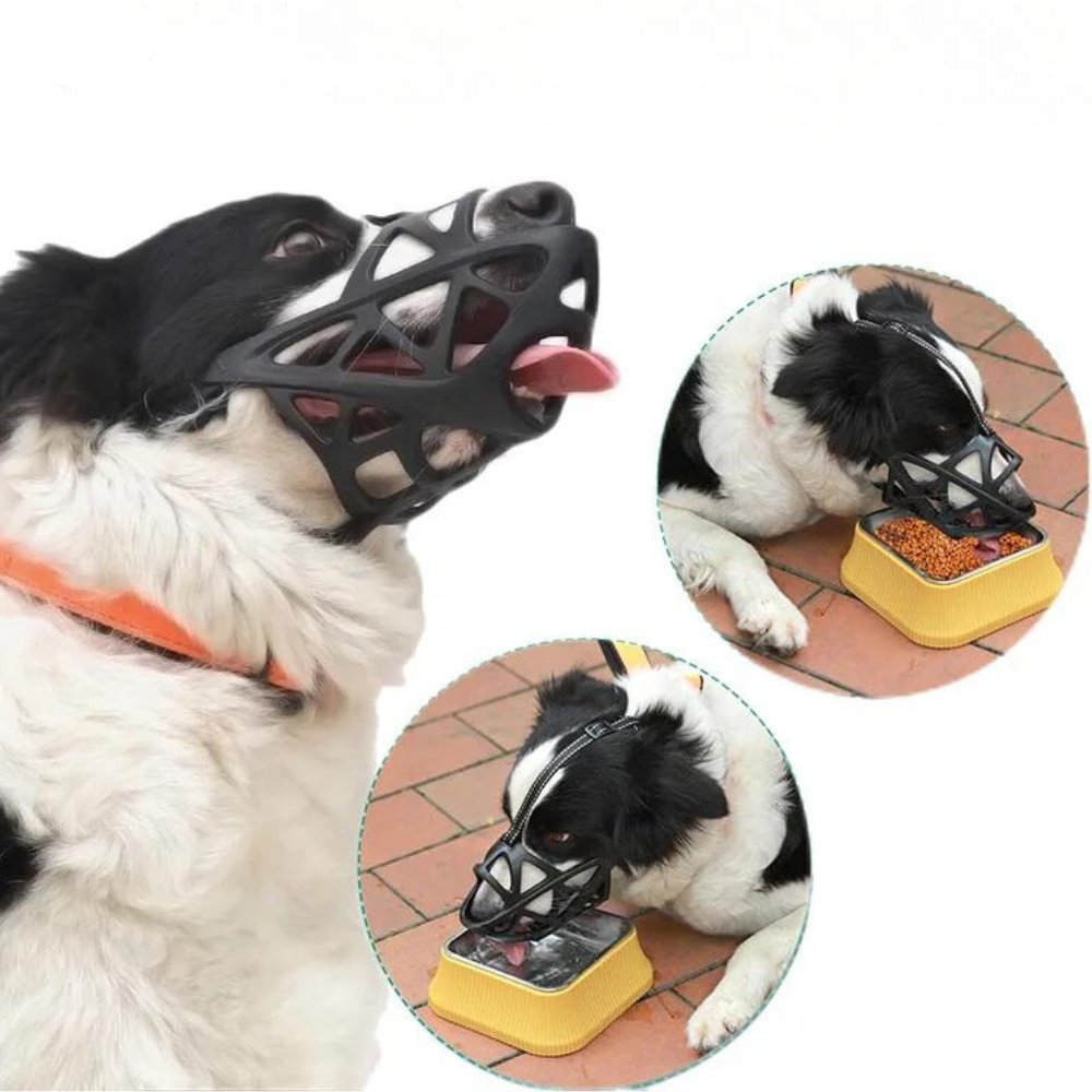 PawGuard prodyšný náhubek pro kontrolu kousání a štěkání doma nebo při výcviku