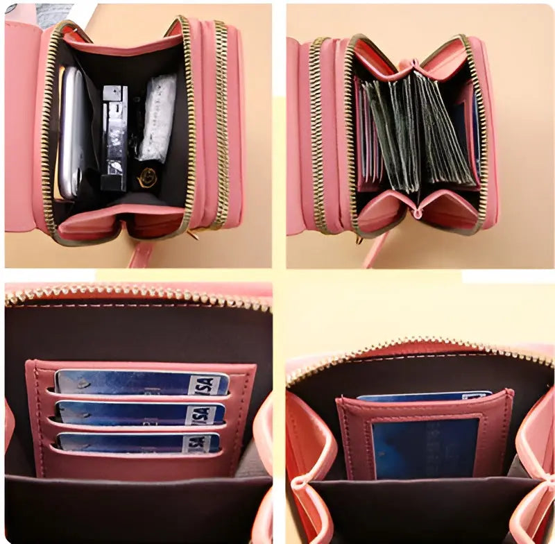 SafeTouch Shoulder Bag In Soft Leather With Anti-Theft Protection For Everyday Use
