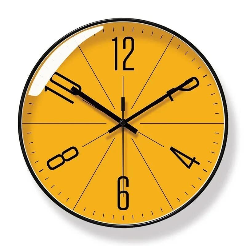 NordicHush Quiet Wall Clock With Minimalist Modern Style