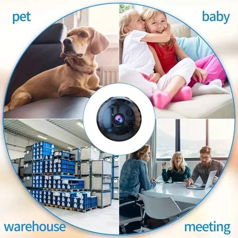 OPTIGUARD – Magnetic Mini WiFi Camera 1080P HD with Night Vision & Motion Detection