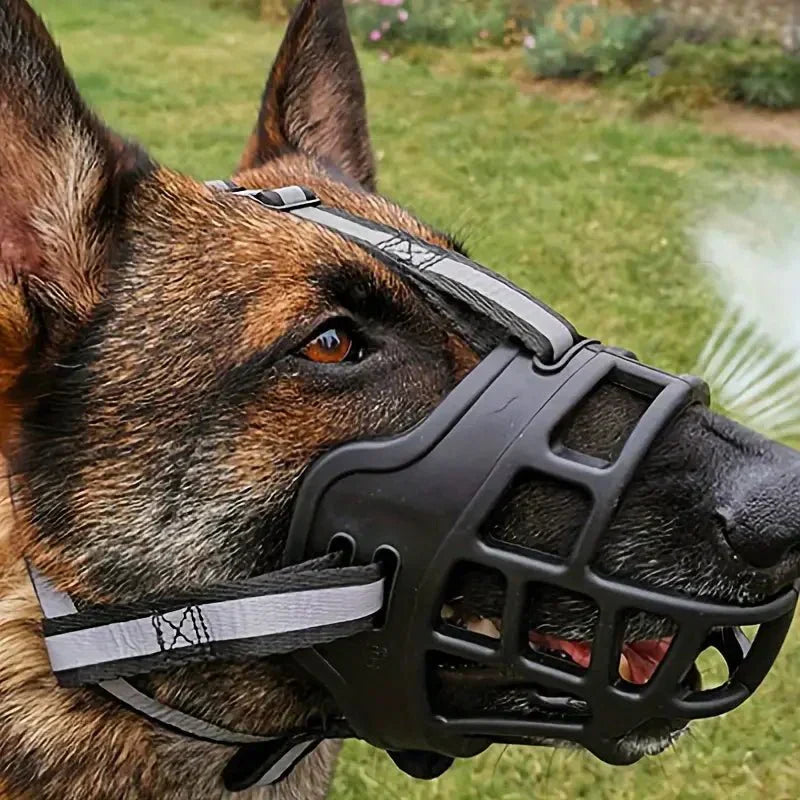 NexaGuard Breathable Muzzle For Dogs Adjustable Straps Training