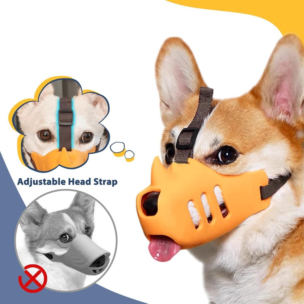 SecureGuard • Adjustable Dog Muzzle - Adjustable Dog Muzzle