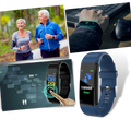 Smartwatch til ældre med nem sundhedsovervågning og vigtige målinger
