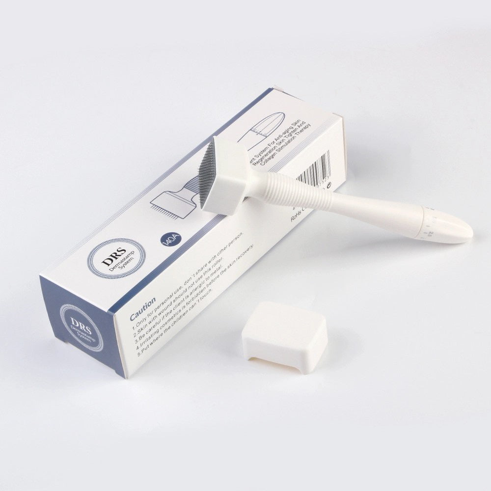 NovaDerm 140-igłowy derma roller z regulowanym pokrętłem do pielęgnacji skóry w domu