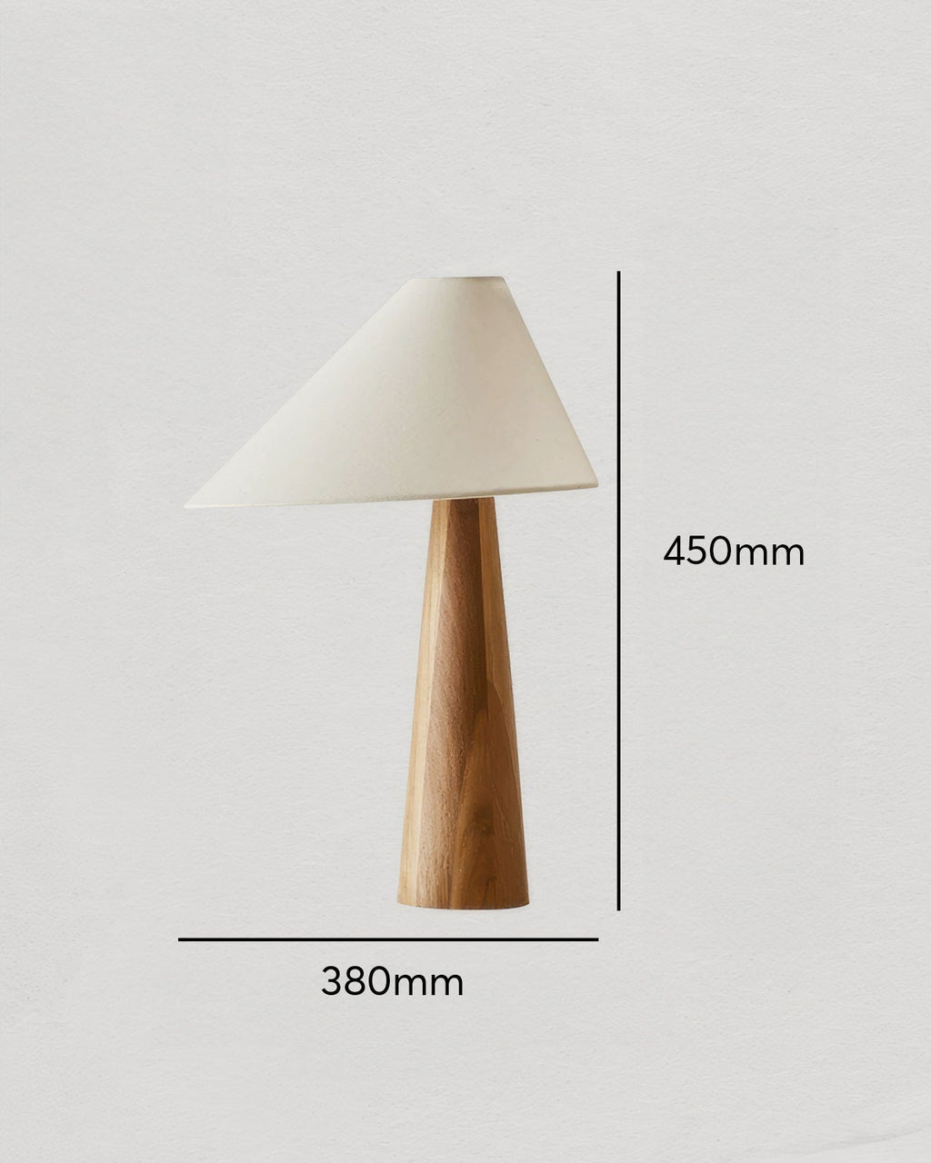 Calmere Lugn Massiv Trä Golvlampa med Tygskärm för Vardagsrum