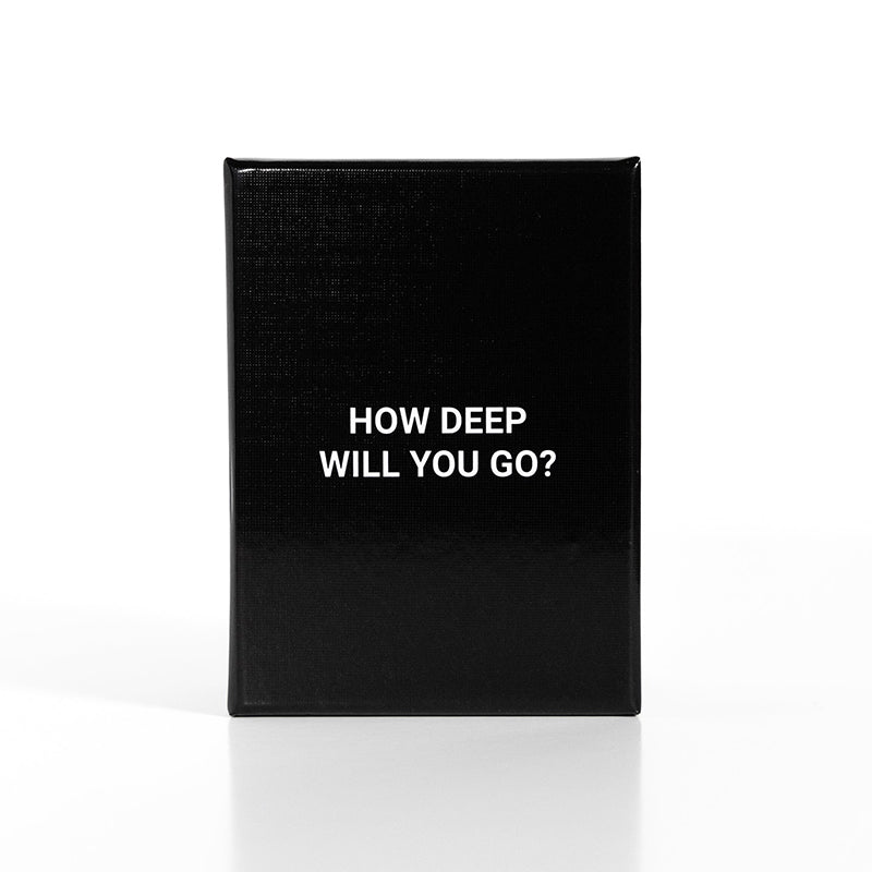 Original Conversation Game How Deep Will You Go Card Game