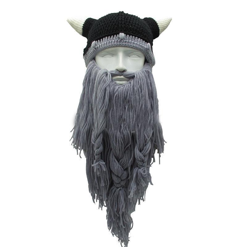 Czapka VikingX Barbarian Beard w rozmiarze uniwersalnym, idealna na zimną pogodę