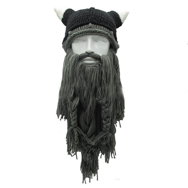 Czapka VikingX Barbarian Beard w rozmiarze uniwersalnym, idealna na zimną pogodę
