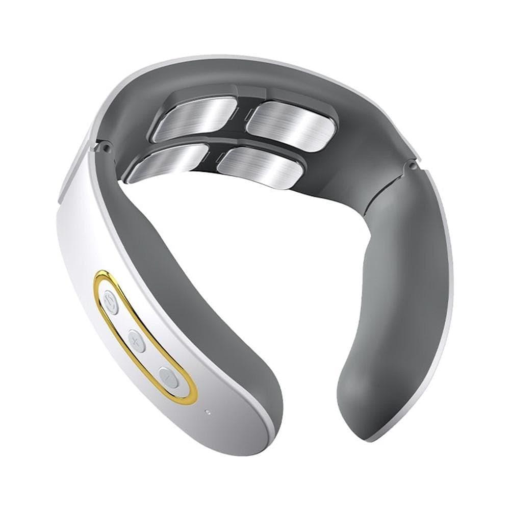 4D smart nakke- og skuldermassasje med varmebehandling for lindring