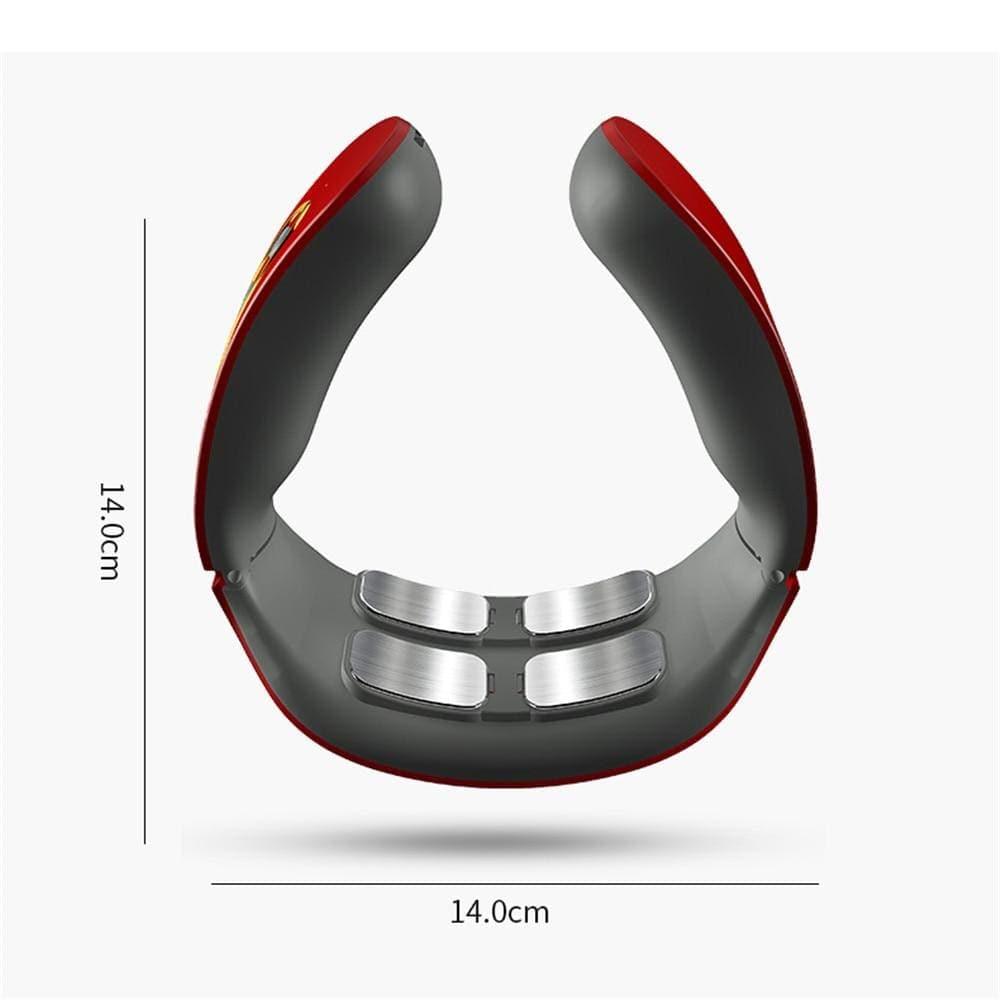 4D smart nakke- og skuldermassasje med varmebehandling for lindring