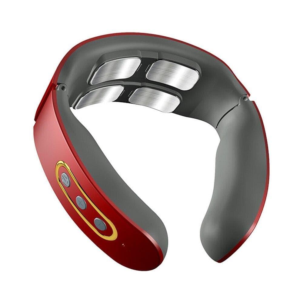 4D smart nakke- og skuldermassasje med varmebehandling for lindring