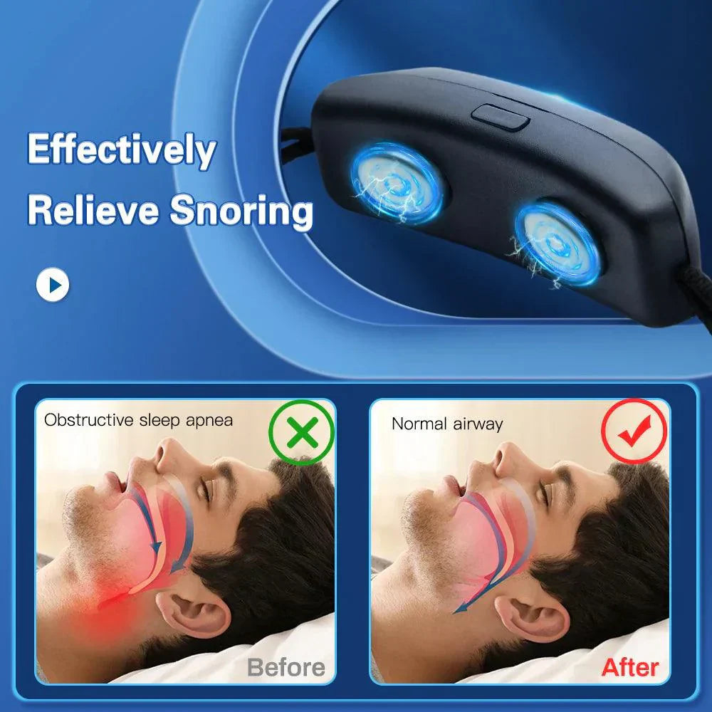 Smart EMS-puls Snarksänkare för effektiv snarkningsförebyggande