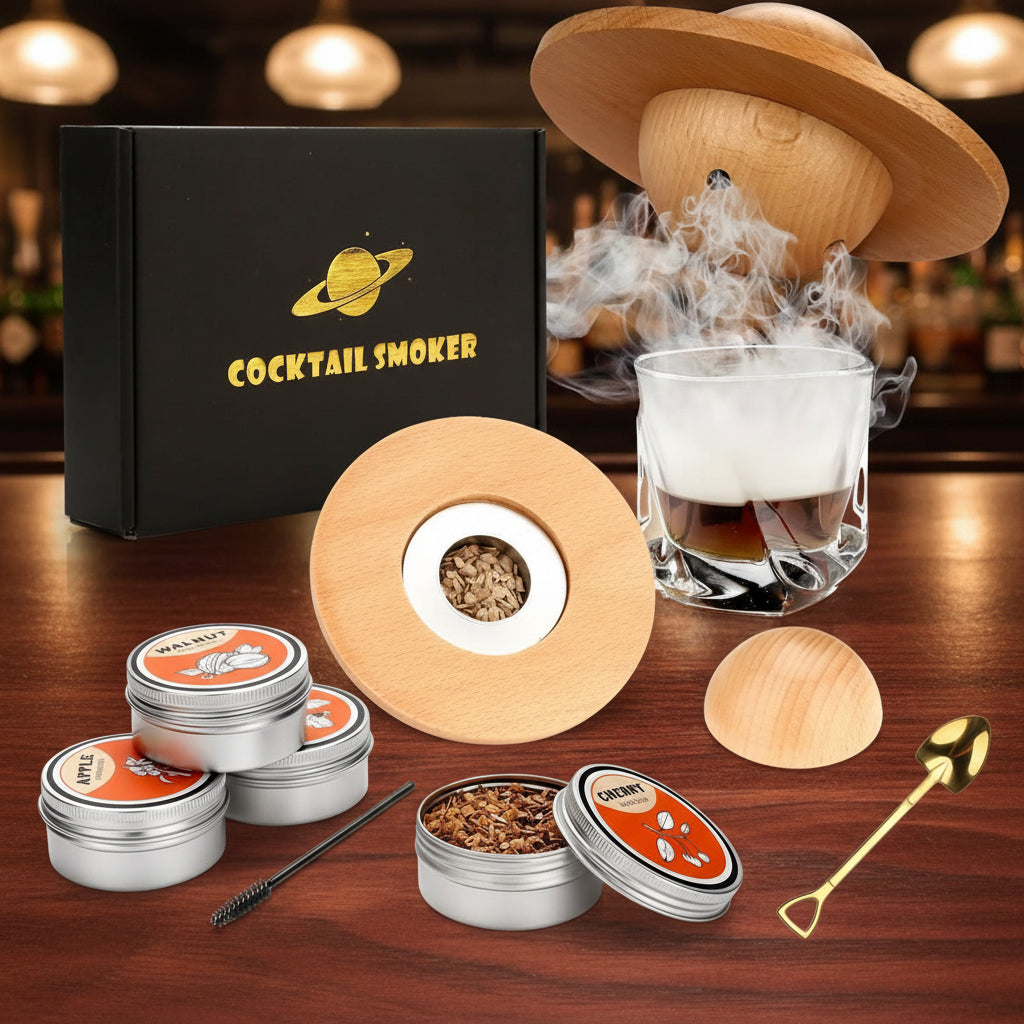 Aether Smoke Kit for Whiskey Or Bourbon Cocktails at Home
