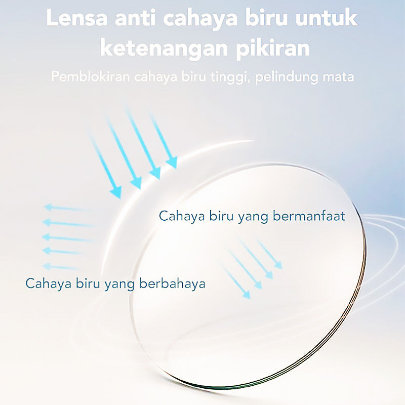 Half-Rim Eyewear With Blue Light Filter For Screen Time And Daily Use