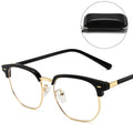 Half-Rim Eyewear With Blue Light Filter For Screen Time And Daily Use