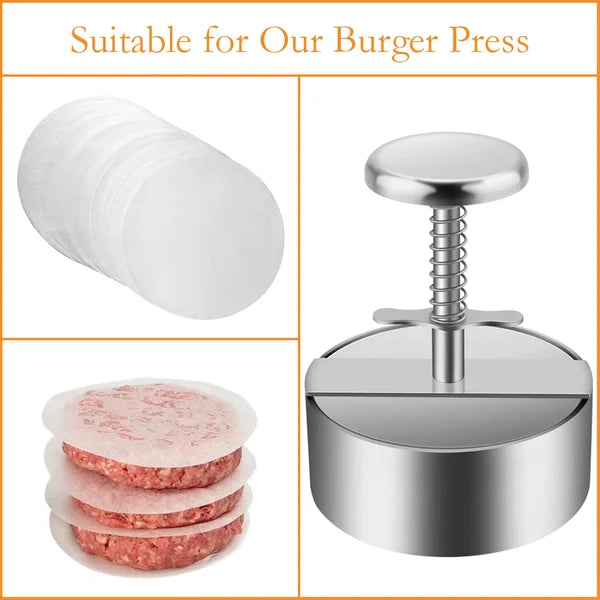 Ergonomisk manuel burgerpresse til hjemmelavede burgere