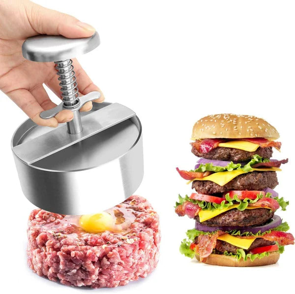 Ergonomisk manuel burgerpresse til hjemmelavede burgere