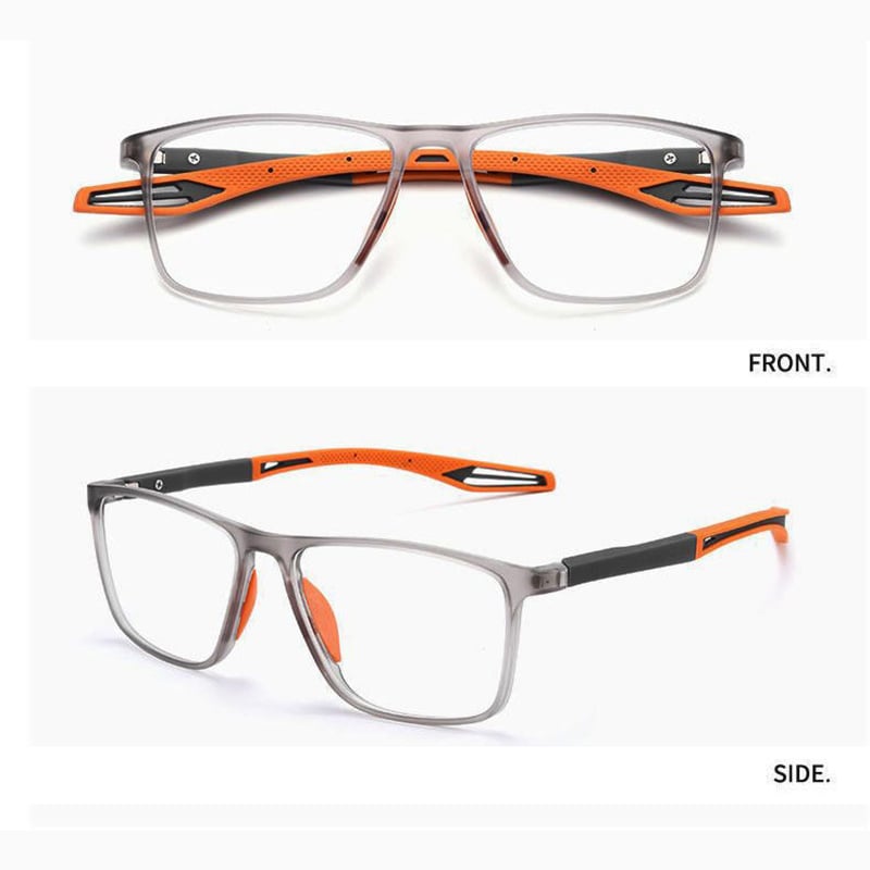 Sports glasses for men with ultra-light lenses against blue light and presbyopia