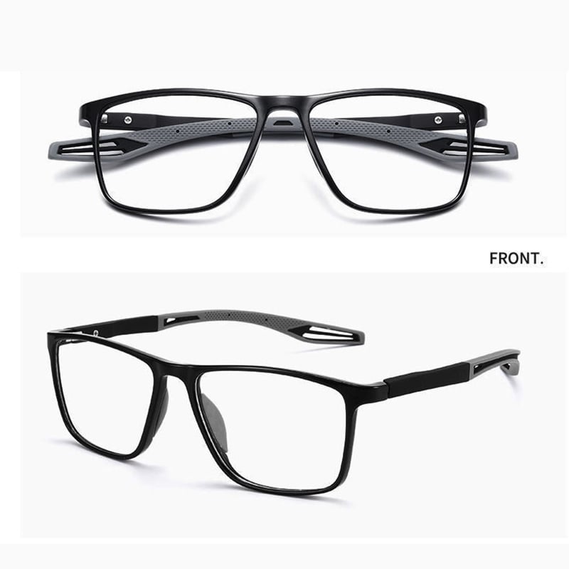 Sports glasses for men with ultra-light lenses against blue light and presbyopia