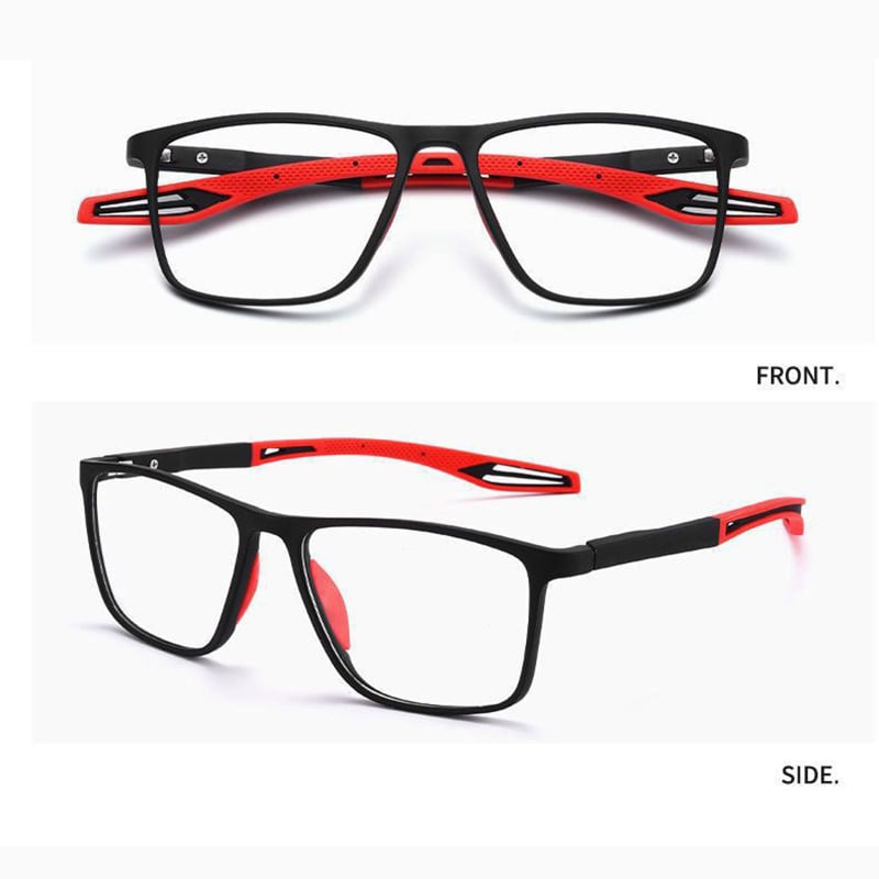 Sports glasses for men with ultra-light lenses against blue light and presbyopia
