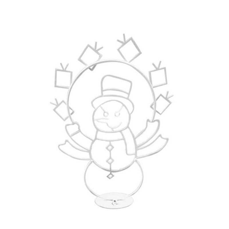 Animated LED Snowball Battle Light For Outdoor Snowman And Penguin Decor
