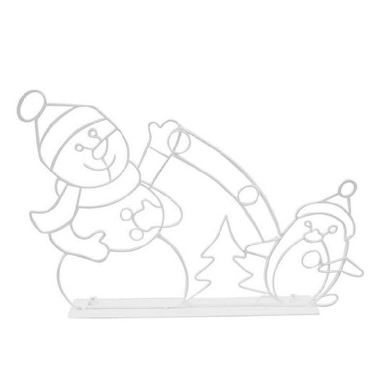 Animated LED Snowball Battle Light For Outdoor Snowman And Penguin Decor