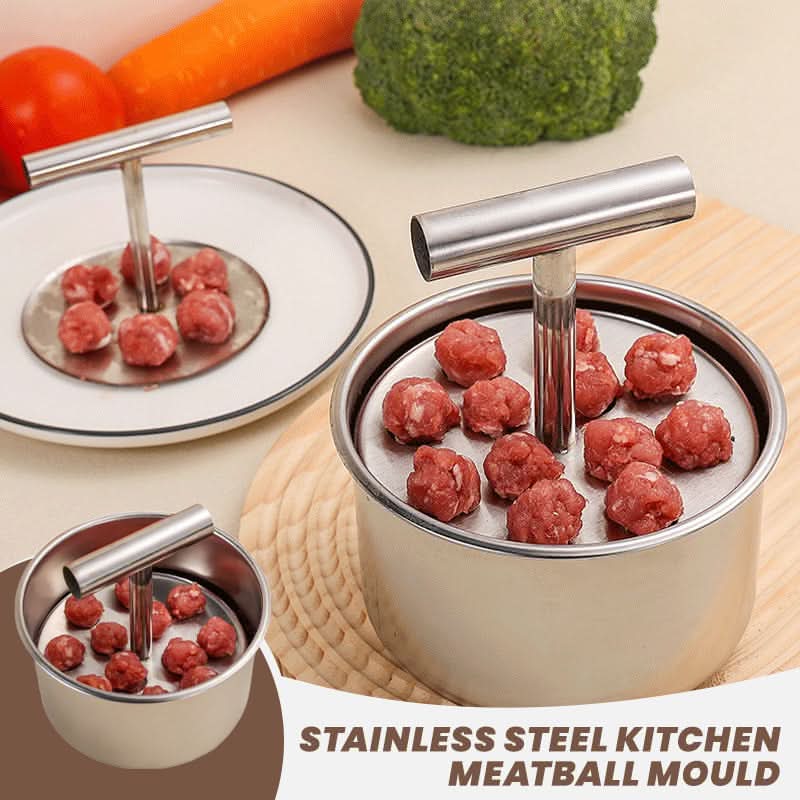 NovaCrisp Meatball Mould Stainless Steel Uniform Effortless Meatballs For Home Cooks