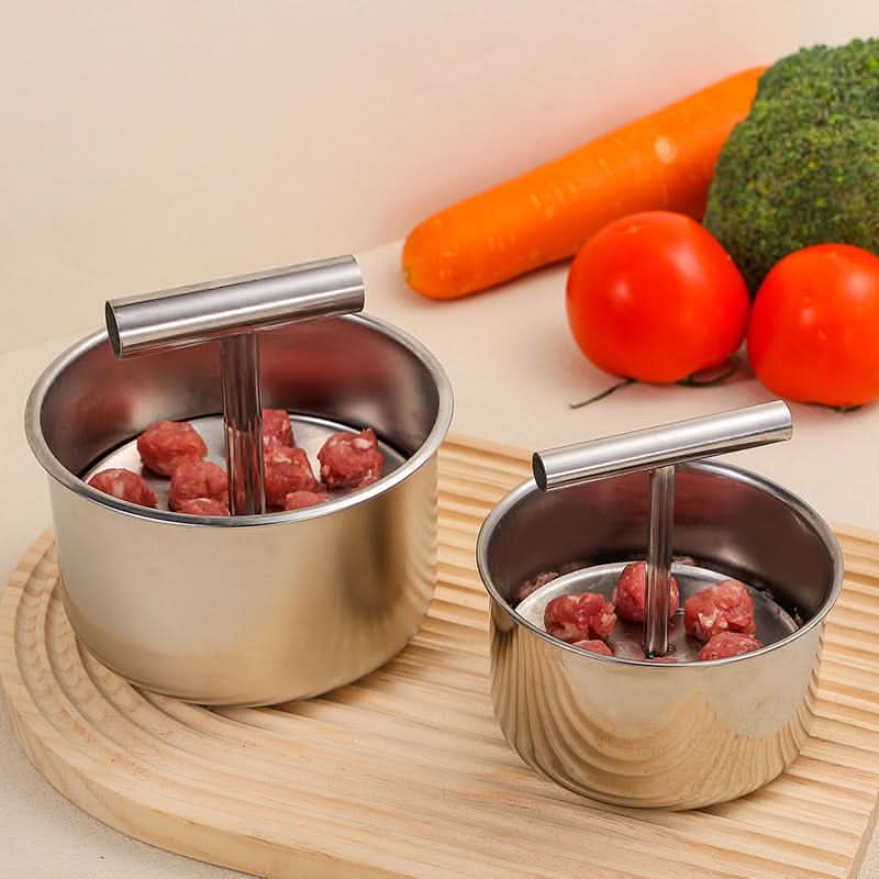 NovaCrisp Meatball Mould Stainless Steel Uniform Effortless Meatballs For Home Cooks