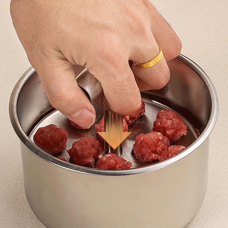 NovaCrisp Meatball Mould Stainless Steel Uniform Effortless Meatballs For Home Cooks