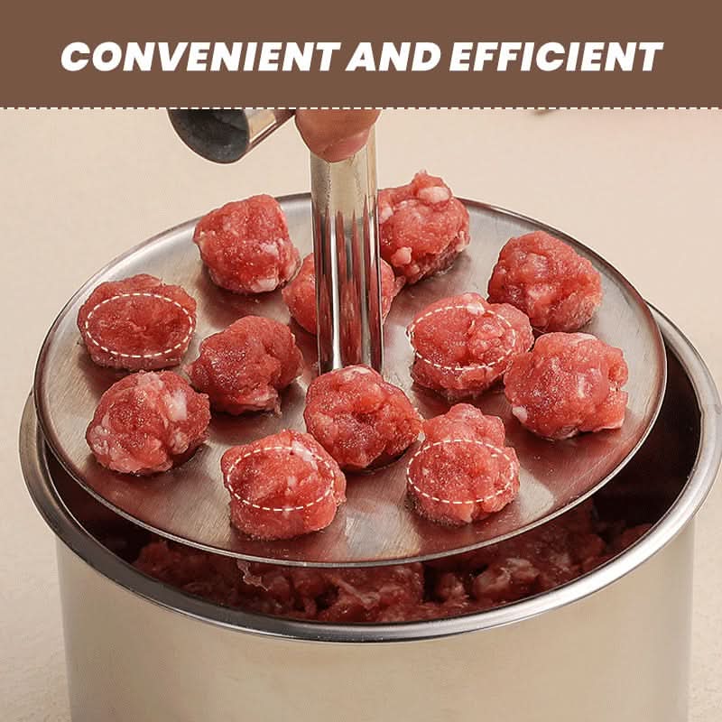 NovaCrisp Meatball Mould Stainless Steel Uniform Effortless Meatballs For Home Cooks
