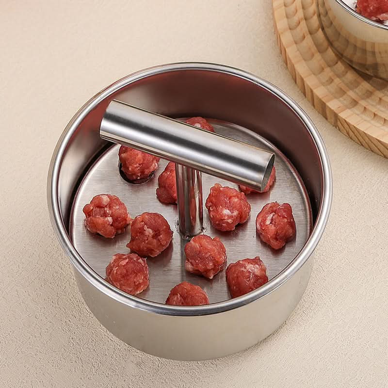 NovaCrisp Meatball Mould Stainless Steel Uniform Effortless Meatballs For Home Cooks