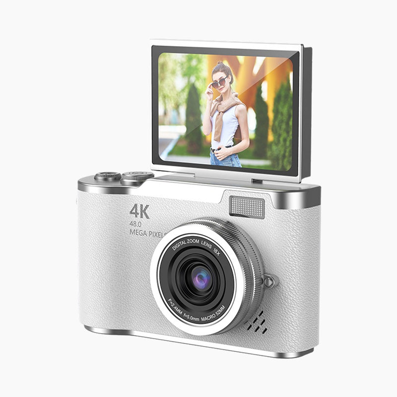 Kamera 4K z odchylanym ekranem do ostrych zdjęć i płynnego wideo
