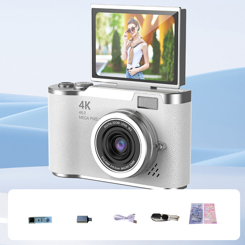 Kamera 4K z odchylanym ekranem do ostrych zdjęć i płynnego wideo