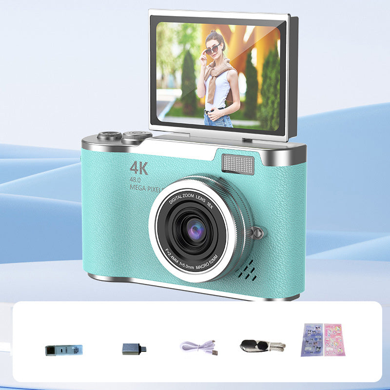 Kamera 4K z odchylanym ekranem do ostrych zdjęć i płynnego wideo