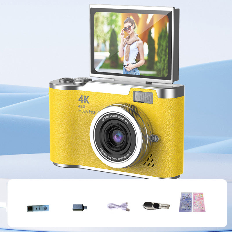 Kamera 4K z odchylanym ekranem do ostrych zdjęć i płynnego wideo