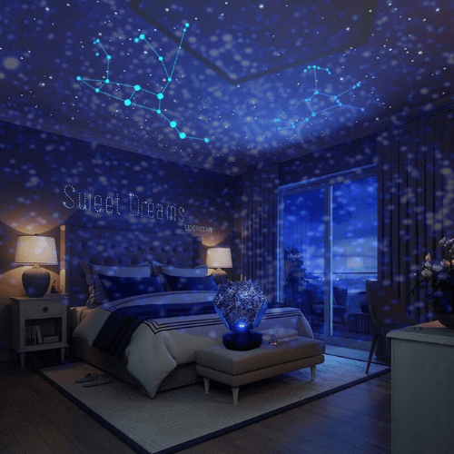 جهاز عرض المجرة StellarLight يملأ غرفتك بسقف ليلي حالمي