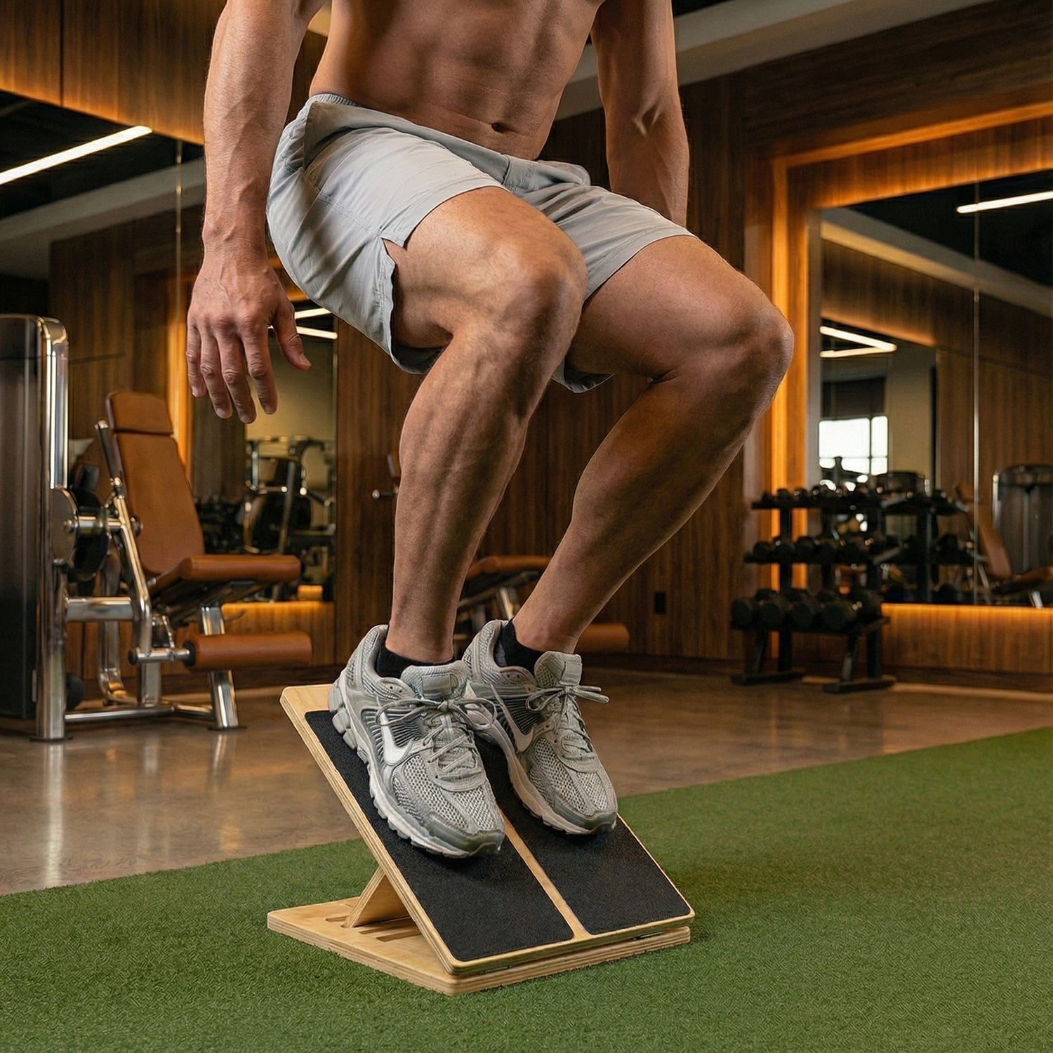 LumaFlex Foldable Mobility Board At Home Calf Stretches And Ankle Stretches